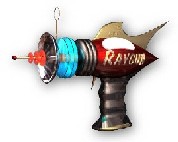 Fear my ray gun sucka ducks!